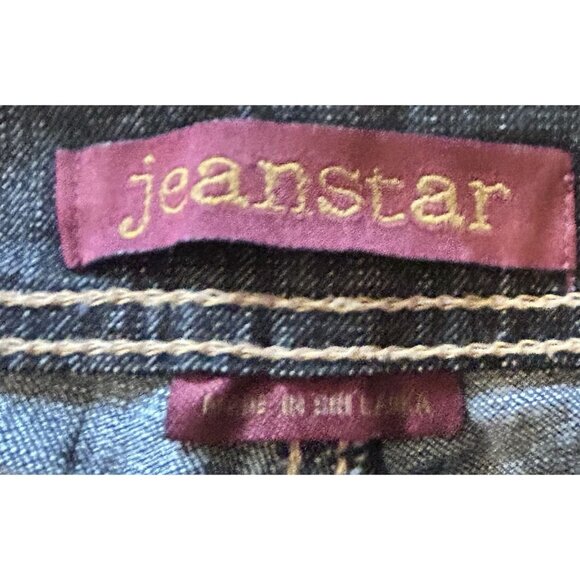 Jeanstar Elle Women’s Bootcut Jeans Dark Wash Retro Stitch Size 16 Western Boho - Picture 5 of 15